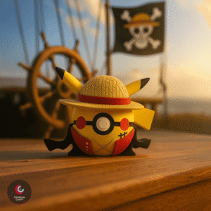 Luffy x Pikachu Poké Ball